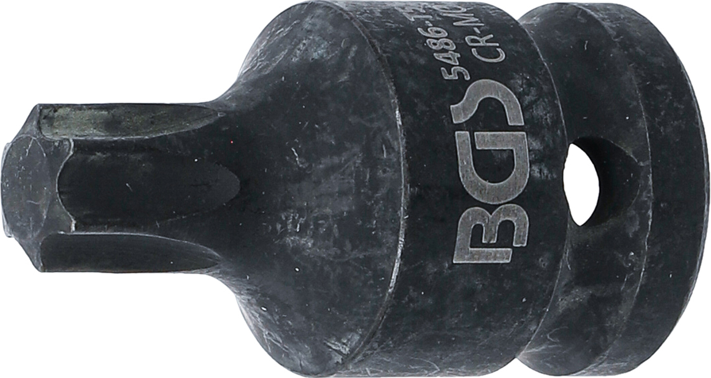 BGS Kraft-Bit-Einsatz | Länge 42 mm | Antrieb Innenvierkant 12,5 mm (1/2") | T-Profil (für Torx) T55