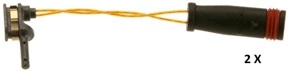 Warnkontakt, Bremsbelagverschleiß