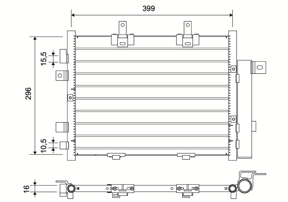 Kondensator, Klimaanlage