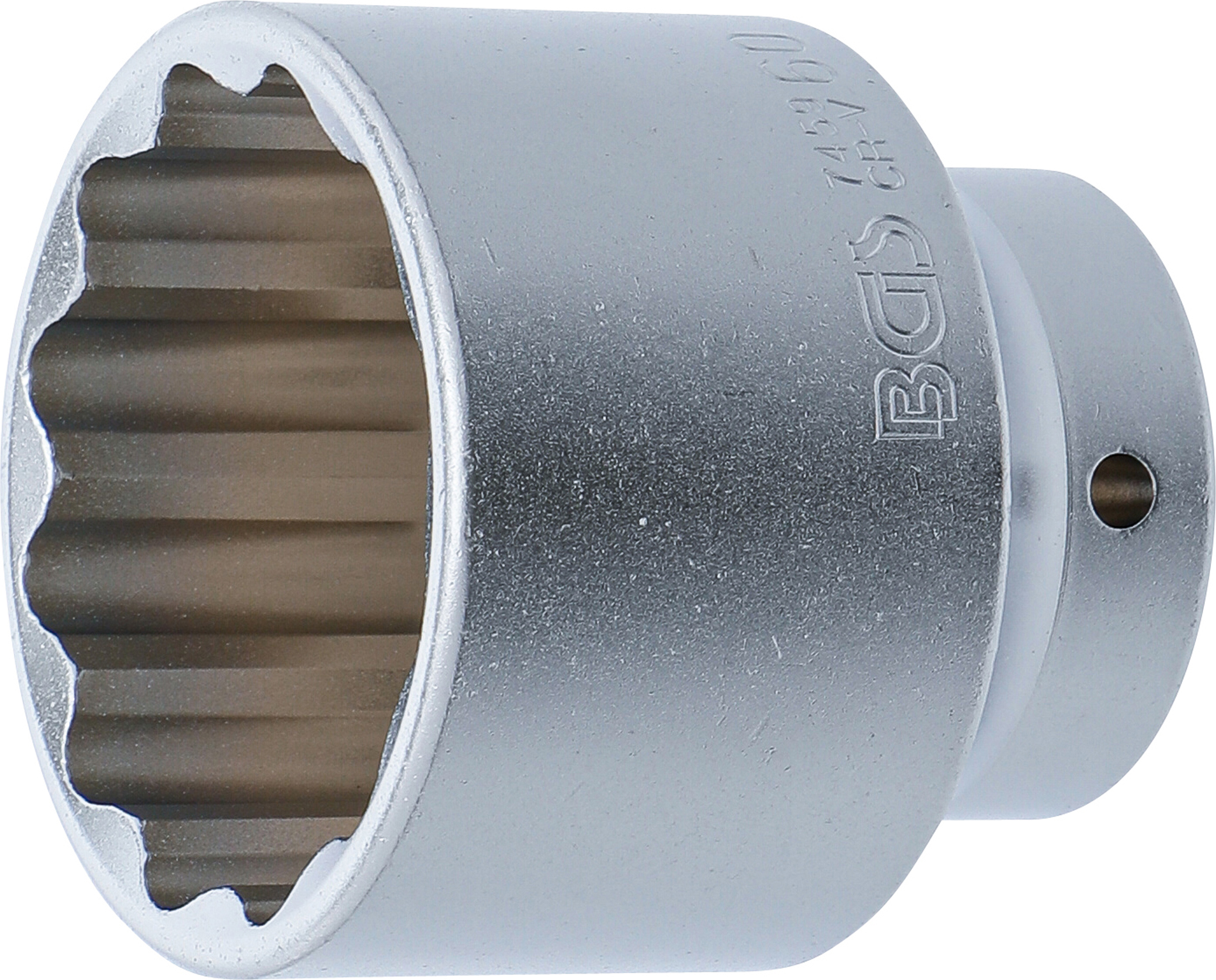 BGS Steckschlüssel-Einsatz Zwölfkant | Antrieb Innenvierkant 20 mm (3/4") | SW 60 mm