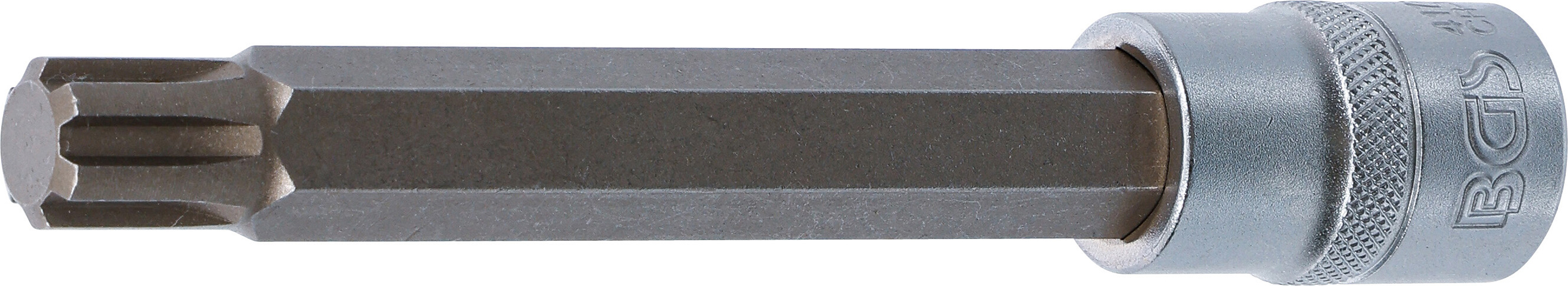 BGS Bit-Einsatz | Länge 140 mm | Antrieb Innenvierkant 12,5 mm (1/2") | Keil-Profil (für RIBE) M14