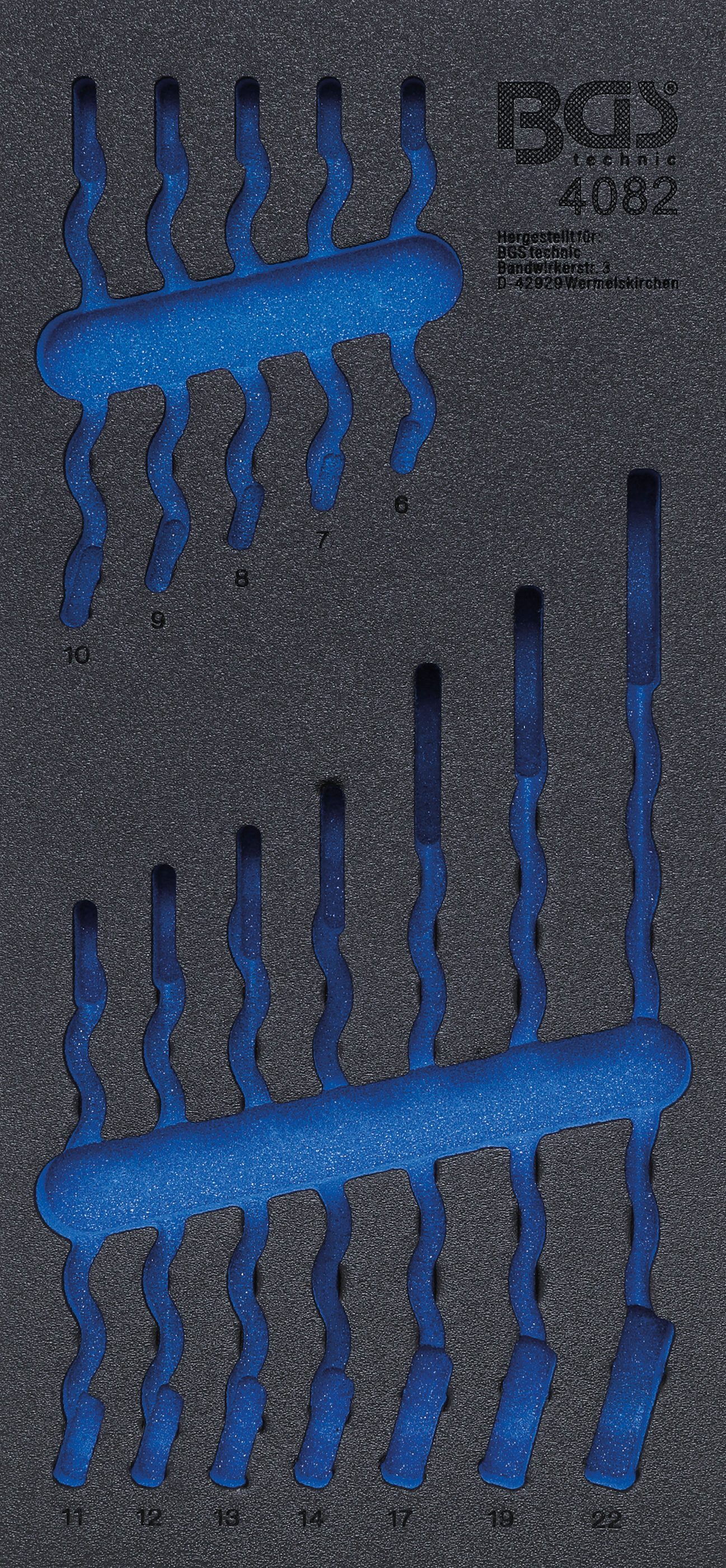 BGS Werkstattwageneinlage 1/3 | leer | für Art. 4082
