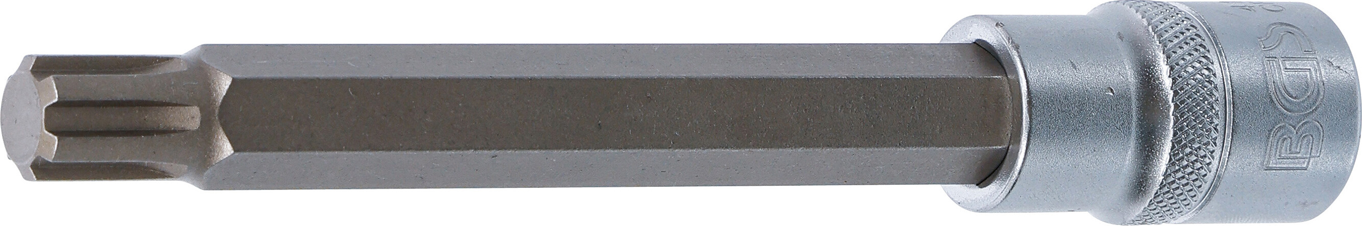BGS Bit-Einsatz | Länge 140 mm | Antrieb Innenvierkant 12,5 mm (1/2") | Keil-Profil (für RIBE) M12