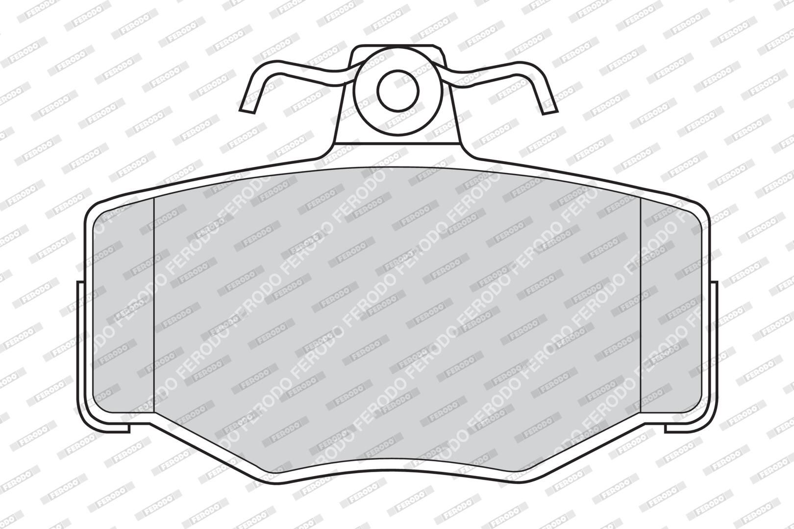 Bremsbelagsatz, Scheibenbremse