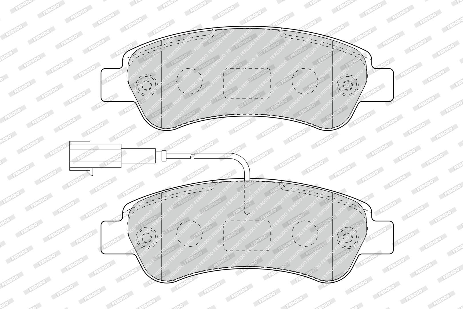 Bremsbelagsatz, Scheibenbremse