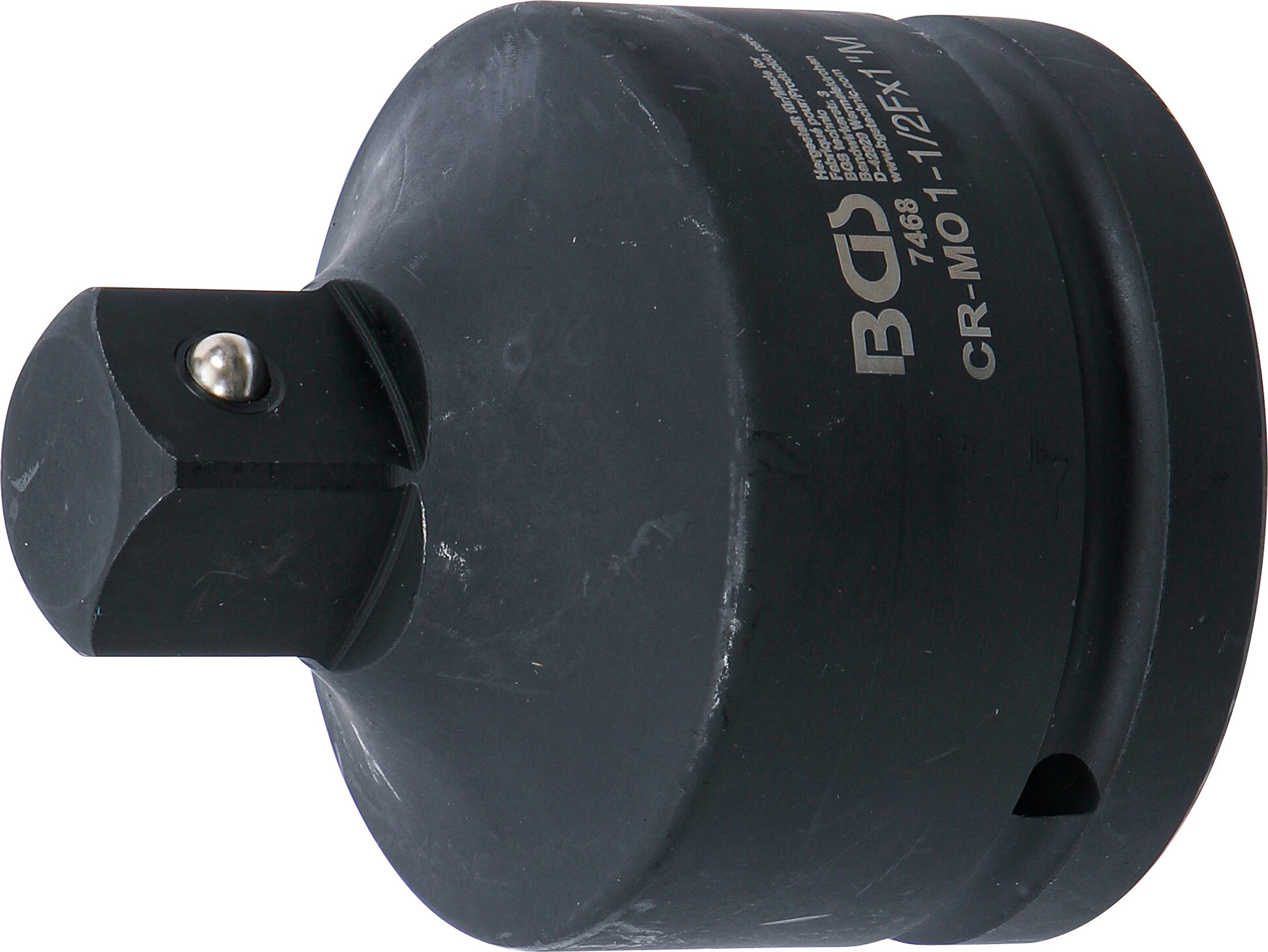 BGS Kraft-Steckschlüssel-Adapter | Innenvierkant 38 mm (1-1/2") - Außenvierkant 25 mm (1")