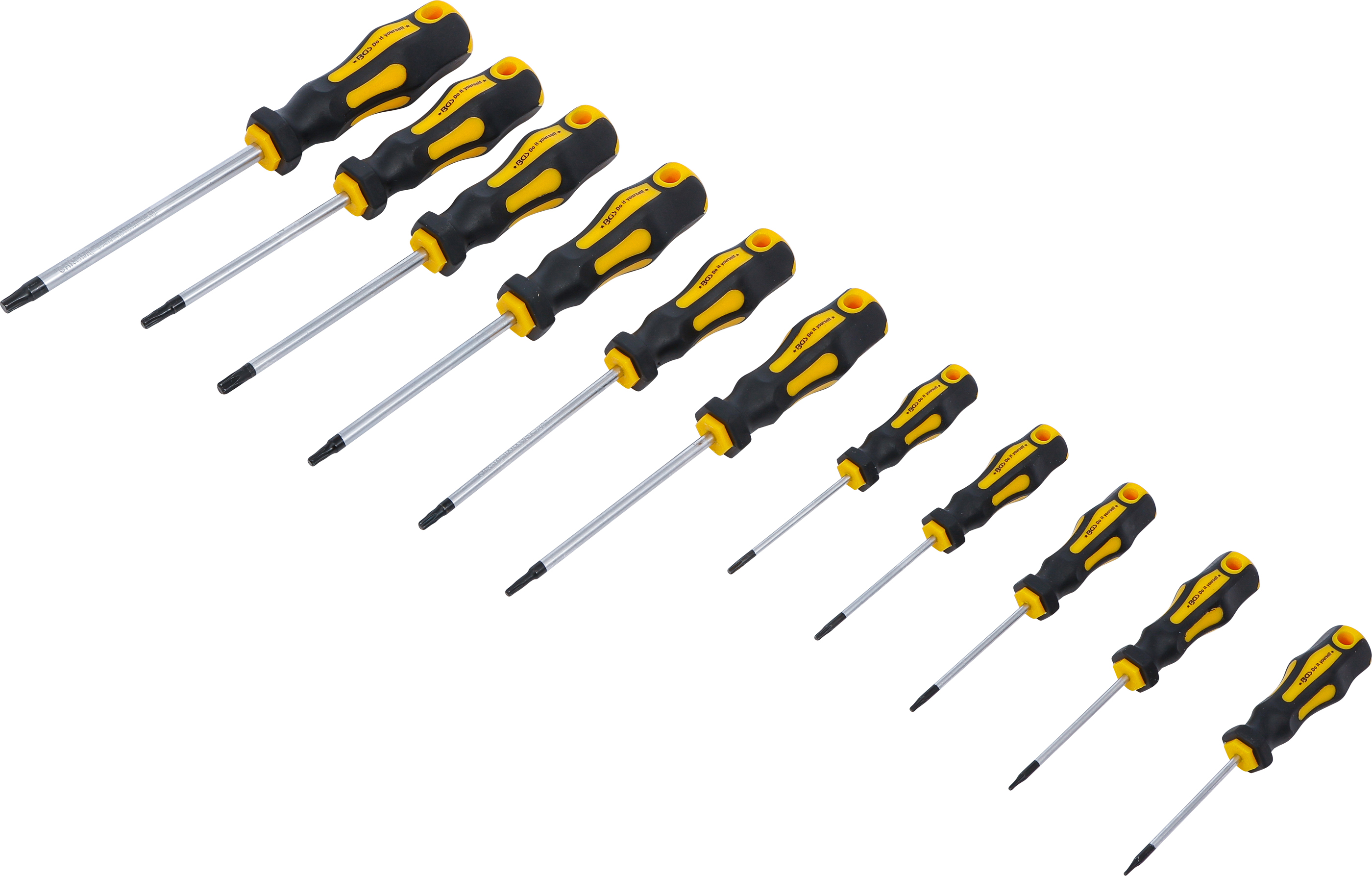 BGS Schraubendreher-Satz | T-Profil (für Torx) T6 - T40 | 11-tlg.