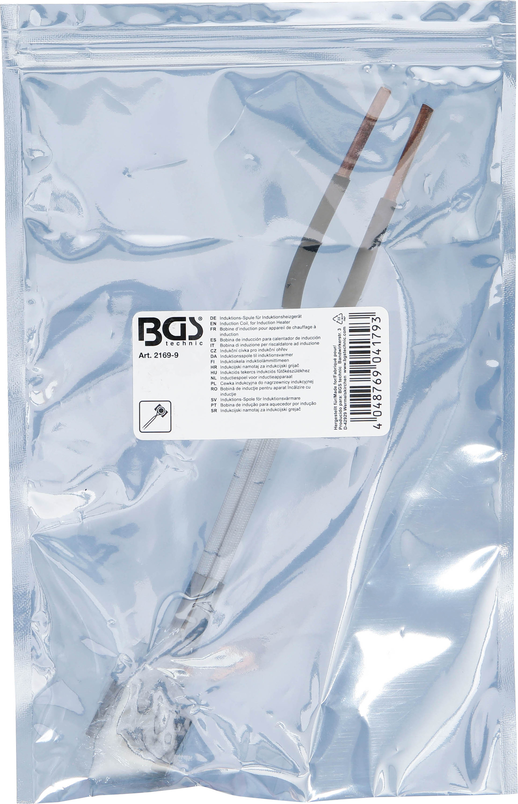 BGS Induktions-Spule für Induktionsheizgerät | für kleine Oberflächen | für Art. 2169, 3390, 3391