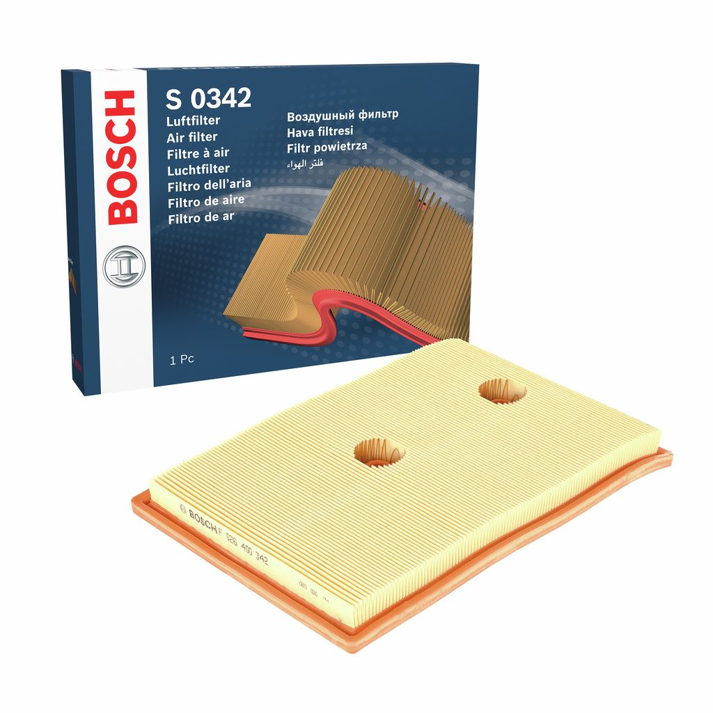 Luftfilter F 026 400 342 “BOSCH 269,2 mm, 190,5 mm”