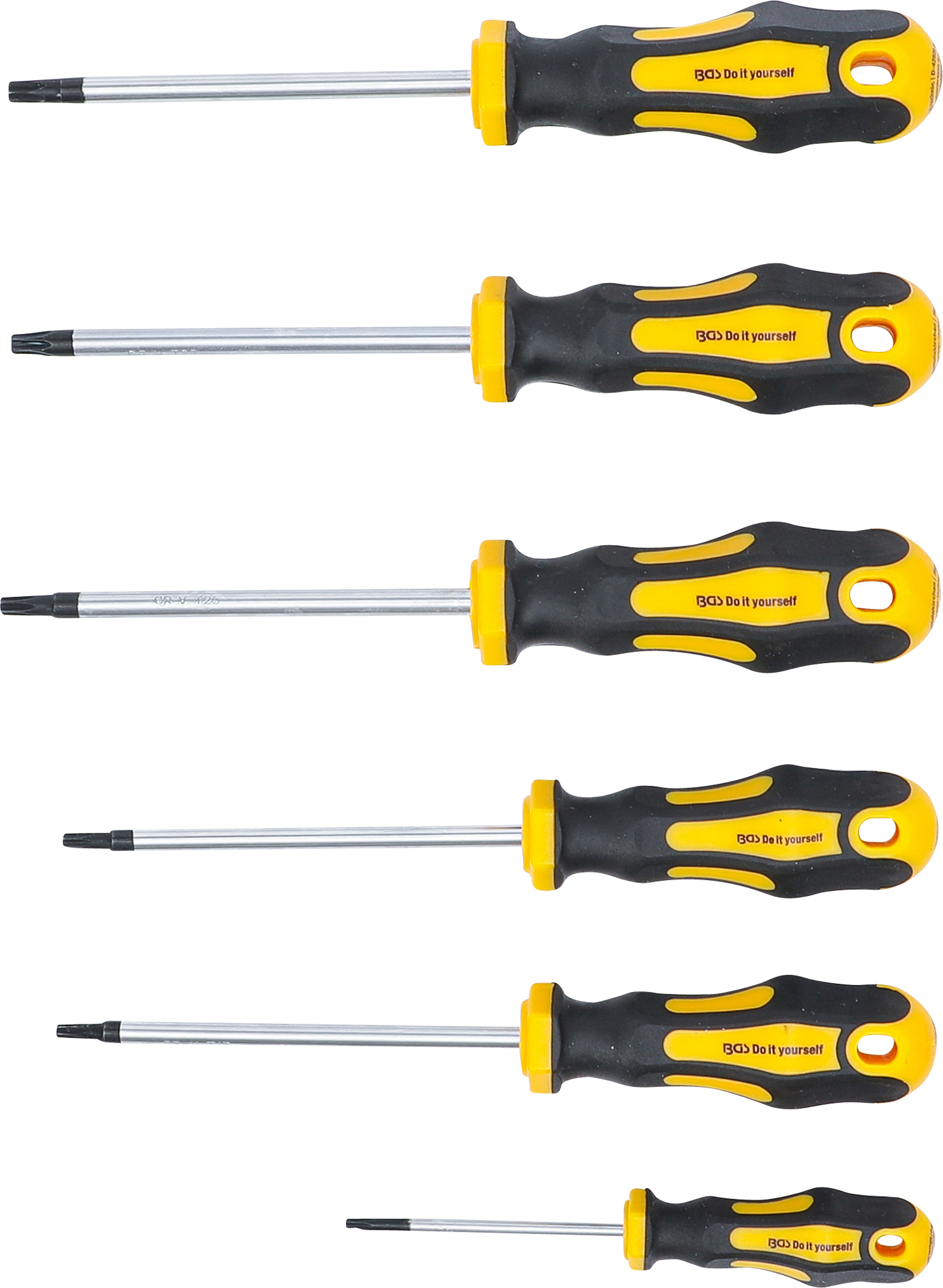 BGS Schraubendreher-Satz | T-Profil (für Torx) T10 - T30 | 6-tlg.
