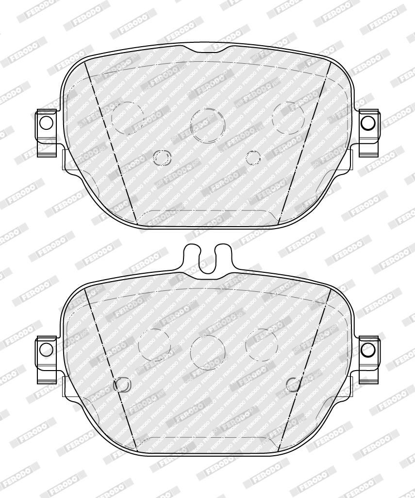 Bremsbelagsatz, Scheibenbremse