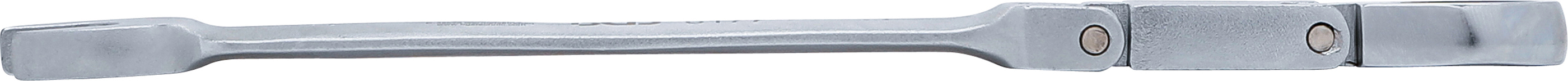 BGS Doppelgelenk-Ratschenring-Maulschlüssel | abwinkelbar | SW 17 mm