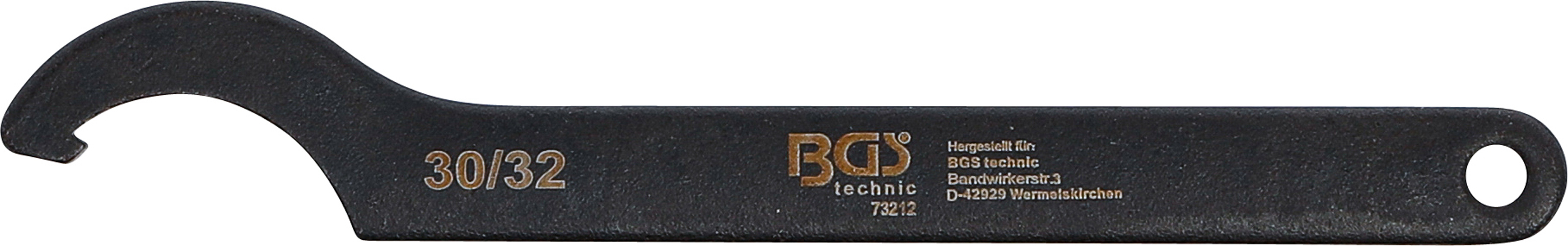 BGS Hakenschlüssel mit Nase | 30 - 32 mm BGS Hakenschlüssel mit Nase | 30 - 32 mm