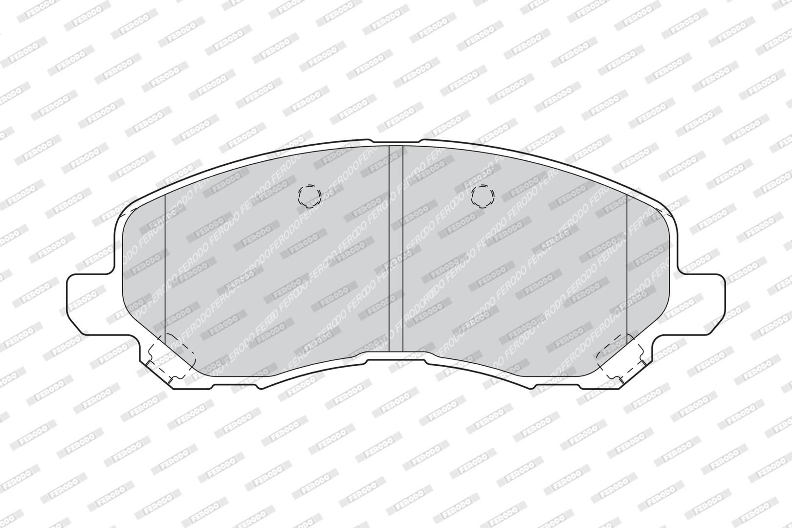 Bremsbelagsatz, Scheibenbremse