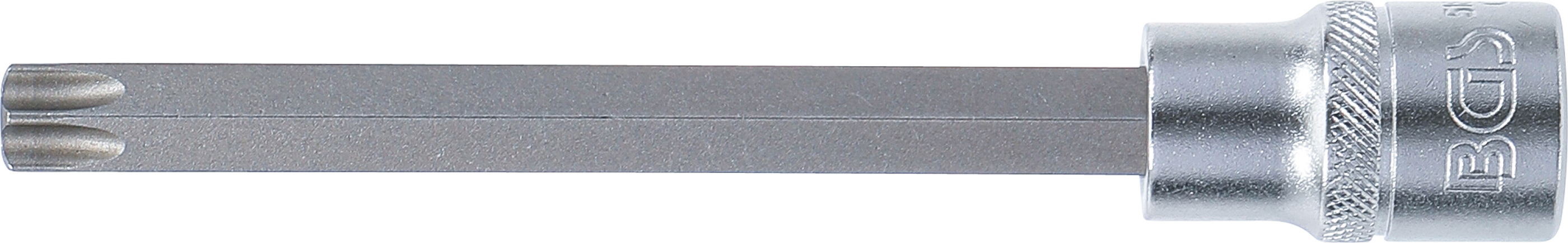 BGS Bit-Einsatz | Länge 140 mm | Antrieb Innenvierkant 12,5 mm (1/2") | T-Profil (für Torx) T55