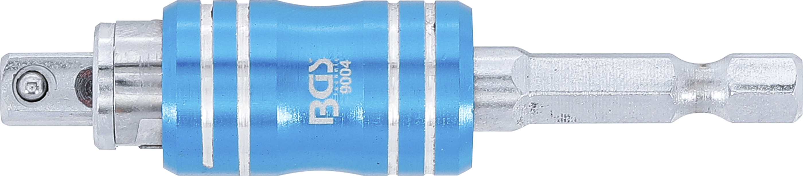 BGS Bit- und Steckschlüsselhalter | Abtrieb Außenvierkant, Innensechskant 6,3 mm (1/4") | 85 mm