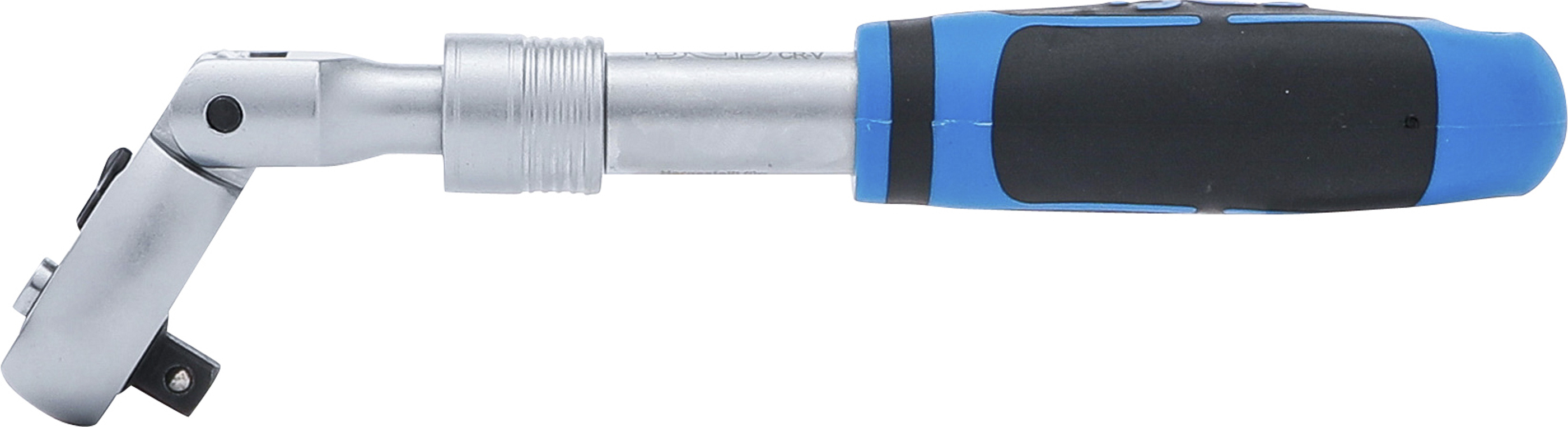 BGS Umschaltknarren-Satz | ausziehbar, abwinkelbar | Abtrieb Außenvierkant 6,3 mm (1/4") - 10 mm (3/8") - 12,5 mm (1/2") | 3-tlg.