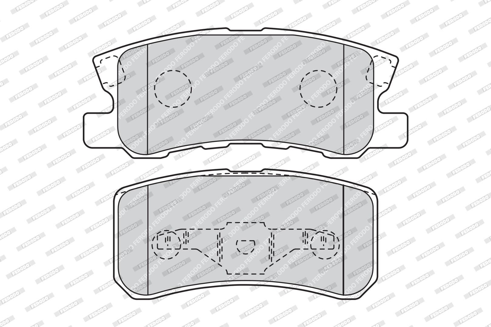 Bremsbelagsatz, Scheibenbremse