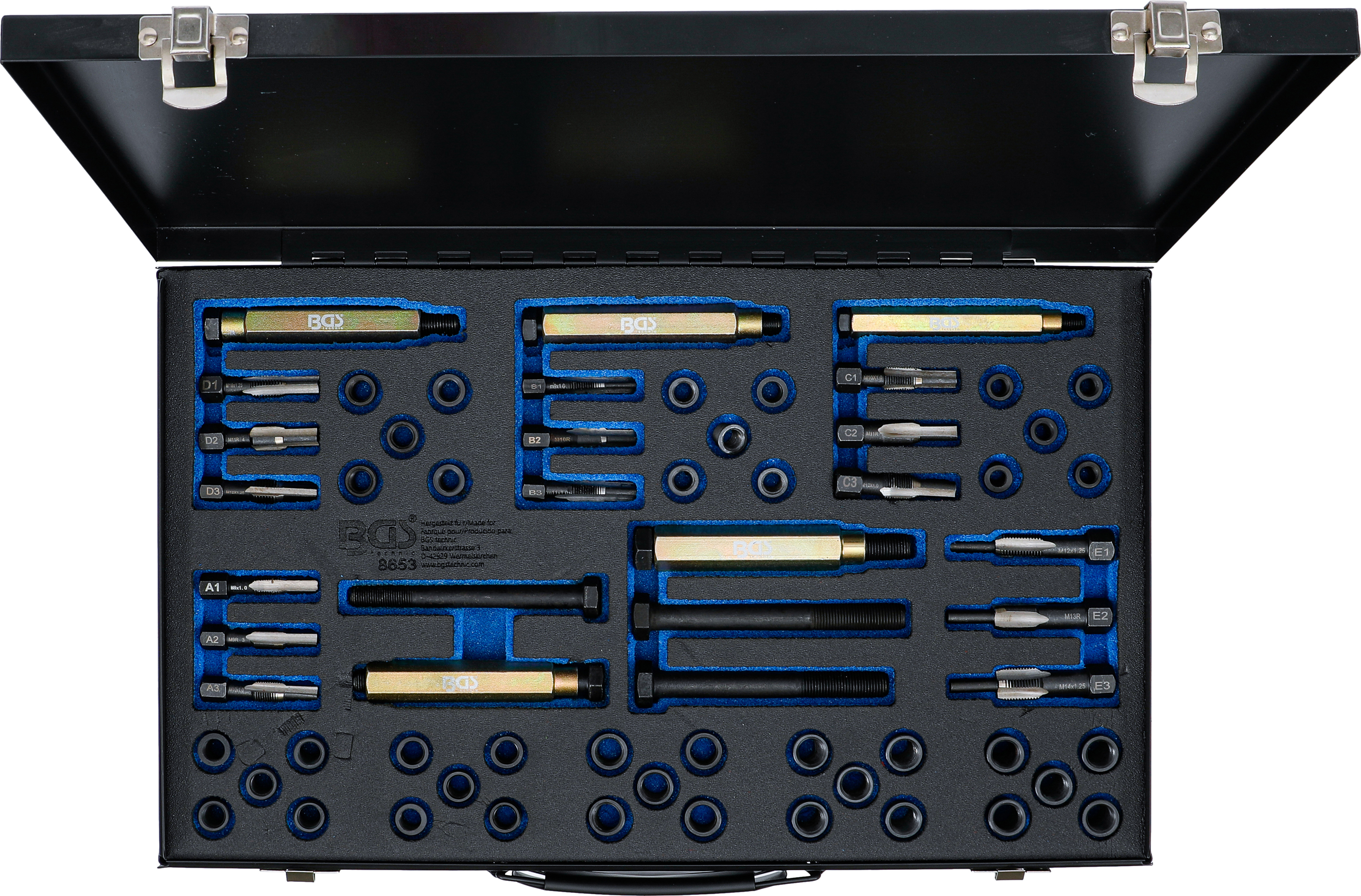 BGS Reparatursatz für Glühkerzengewinde | M8 - M9 - M10 - M12