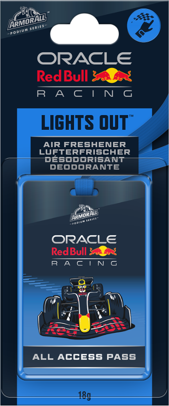 Armor All Red Bull Racing Duftbaum Lights Out Lufterfrischer All Access Pass