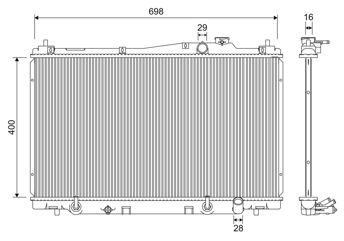 Kühler, Motorkühlung