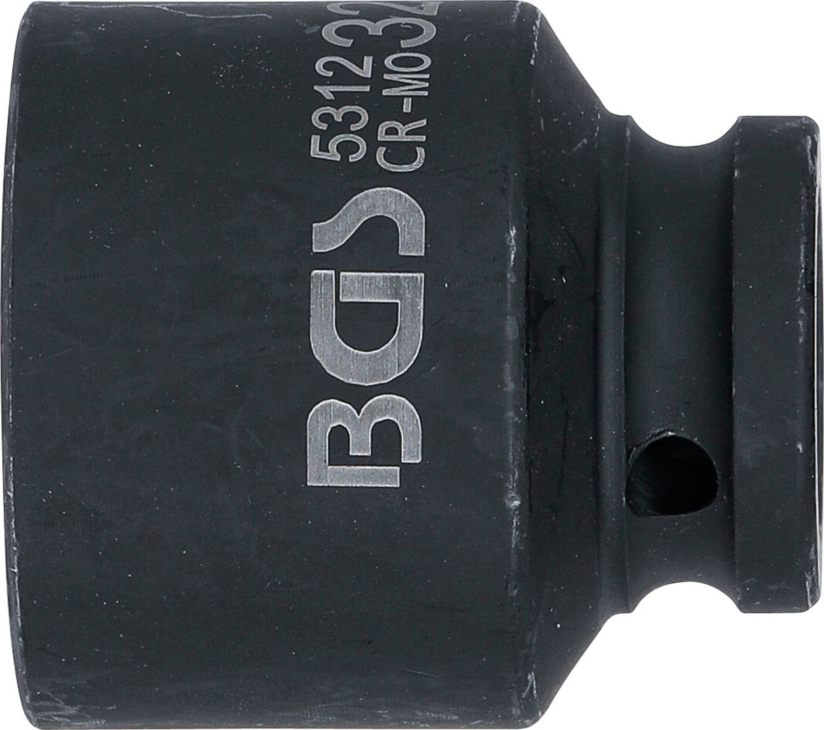 BGS Kraft-Steckschlüssel-Einsatz Zwölfkant | Antrieb Innenvierkant 12,5 mm (1/2") | SW 32 mm