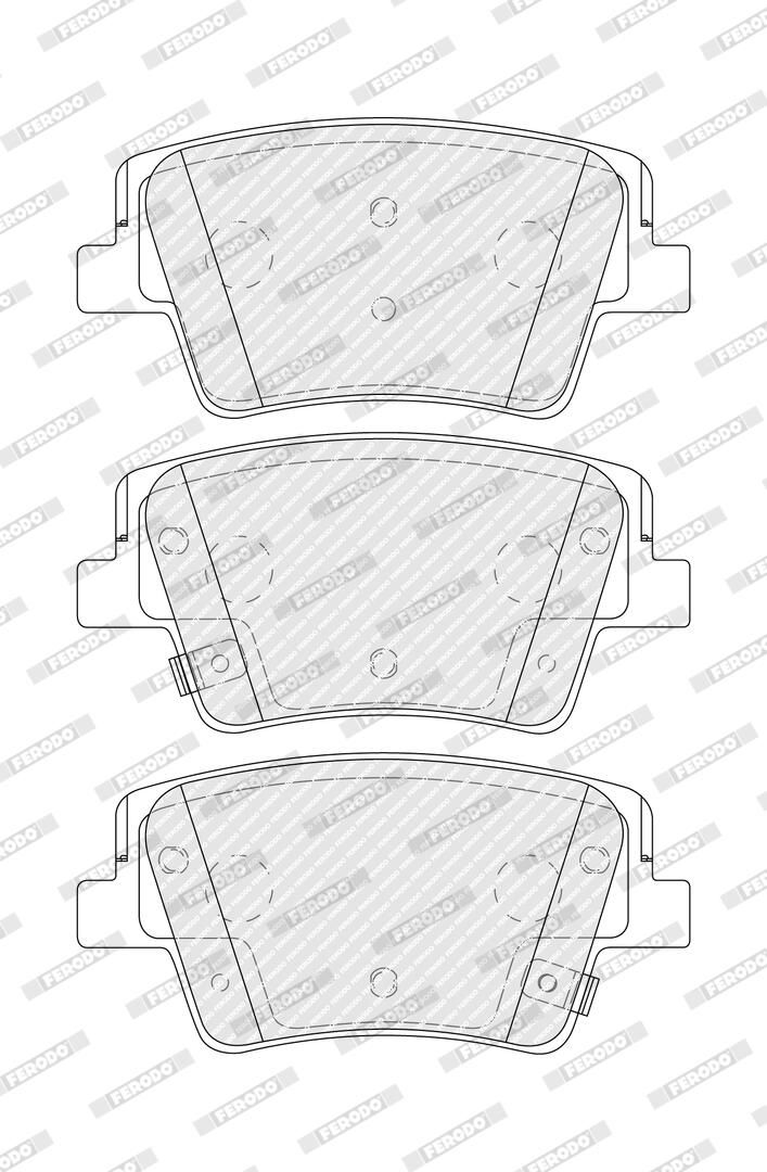 Bremsbelagsatz, Scheibenbremse