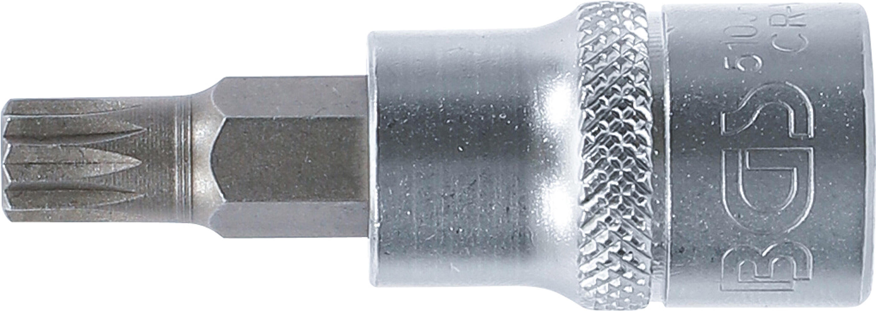 BGS Bit-Einsatz | Antrieb Innenvierkant 10 mm (3/8") | Innenvielzahn (für XZN) M8