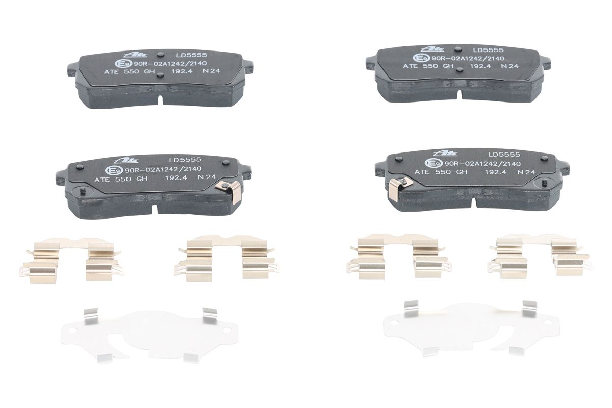 Bremsbelagsatz, Scheibenbremse