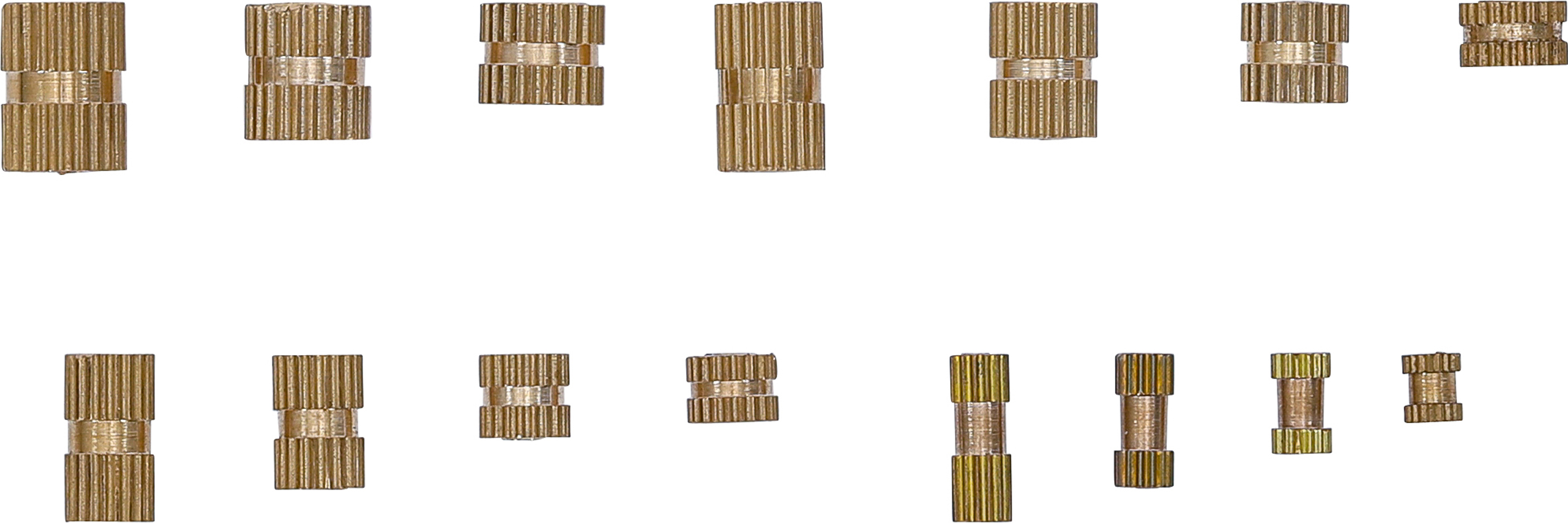 BGS Einpressmuttern-Sortiment | Messing | 330-tlg.