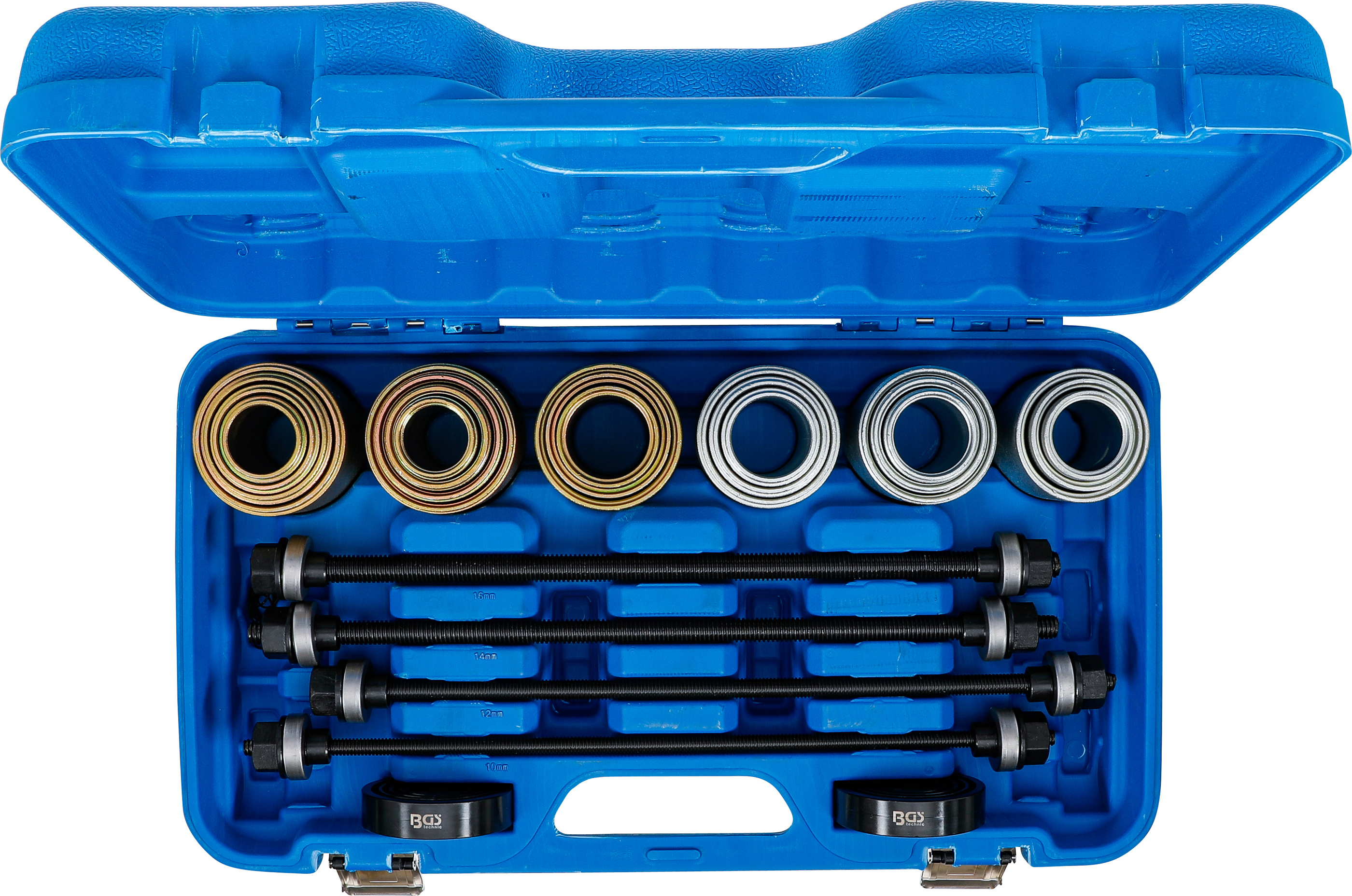 BGS Zug- und Druckhülsen-Satz | mit 4 Spindeln | 26-tlg.