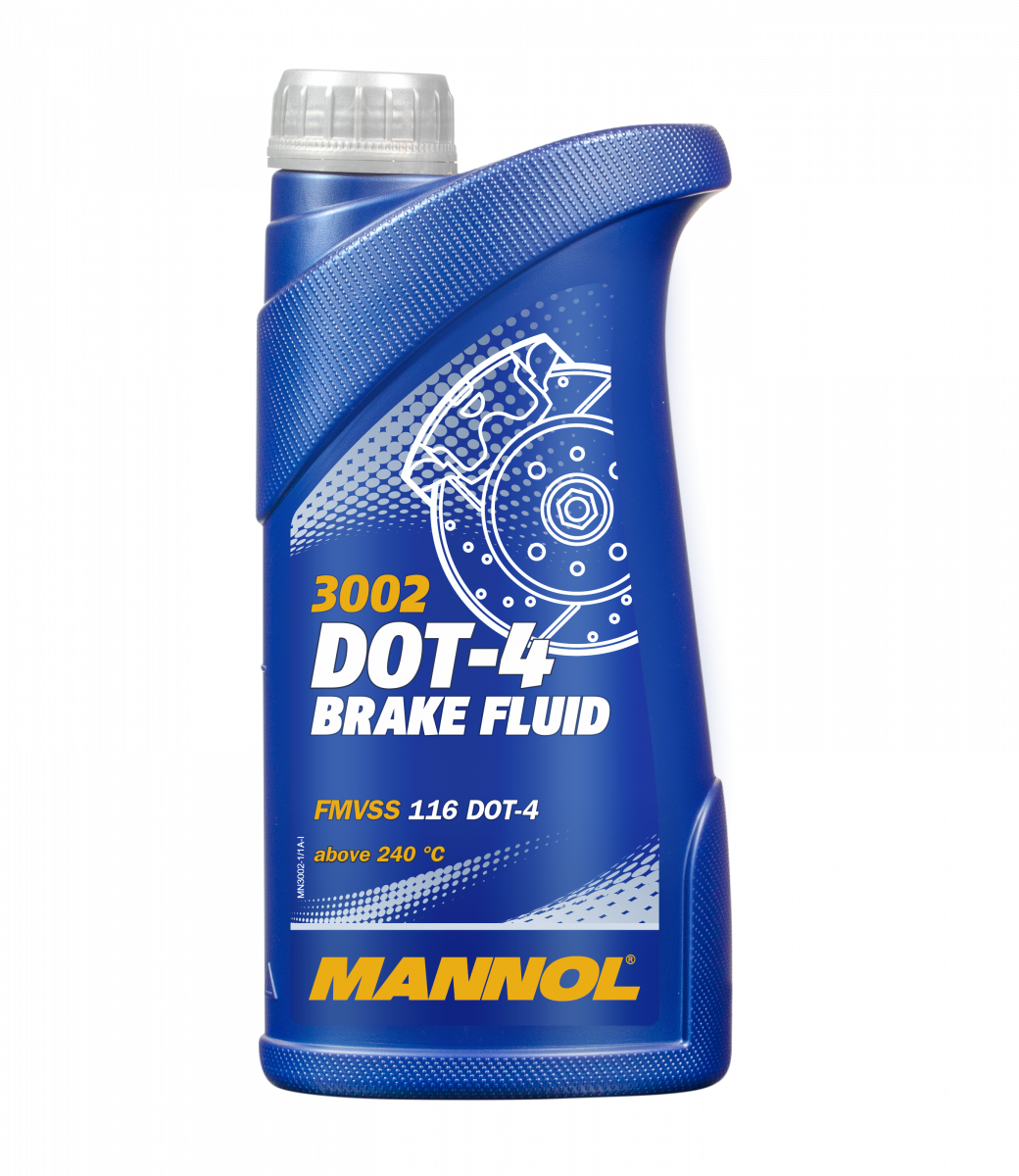 Mannol 3002 Bremsflüssigkeit DOT-4 Brake Fluid 1 Liter