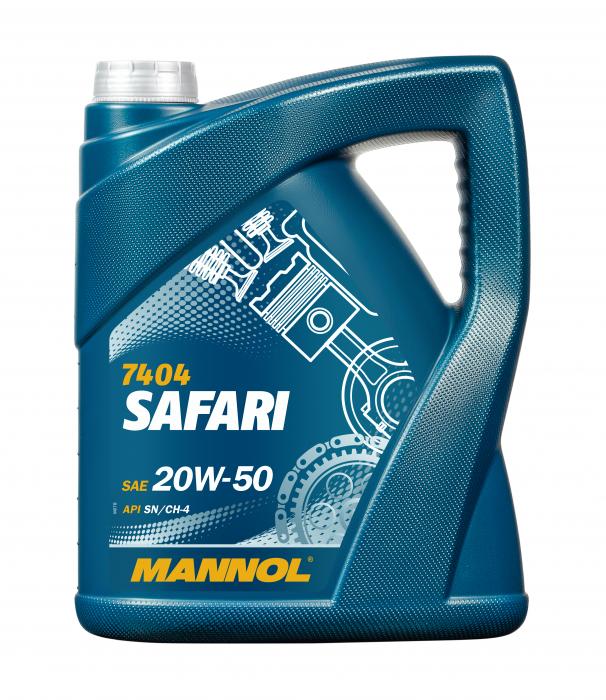 20W-50 Mannol 7404 Safari Motoröl 5 Liter