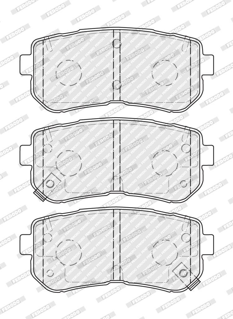 Bremsbelagsatz, Scheibenbremse