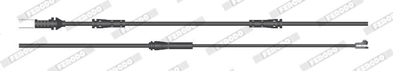 Warnkontakt, Bremsbelagverschleiß