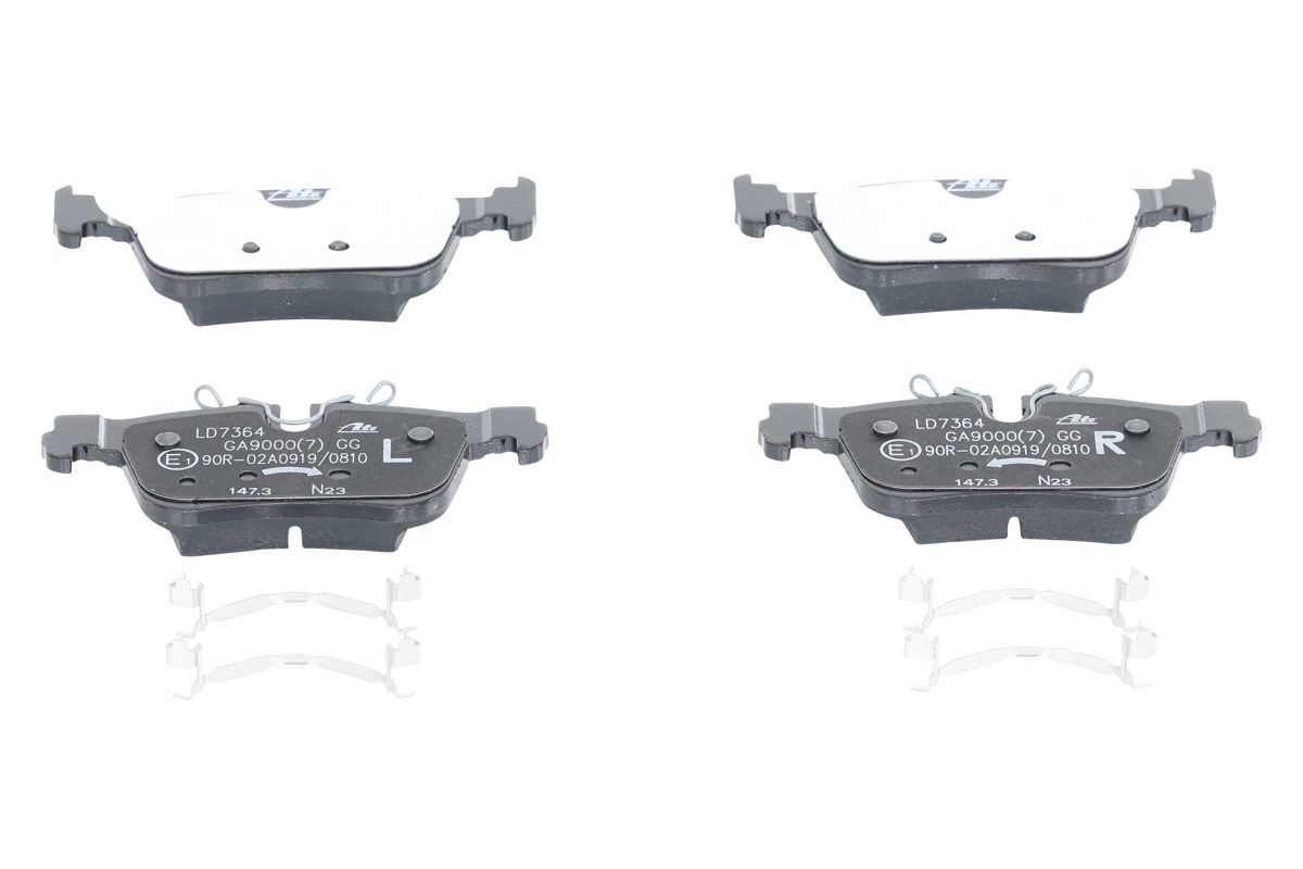 Bremsbelagsatz, Scheibenbremse