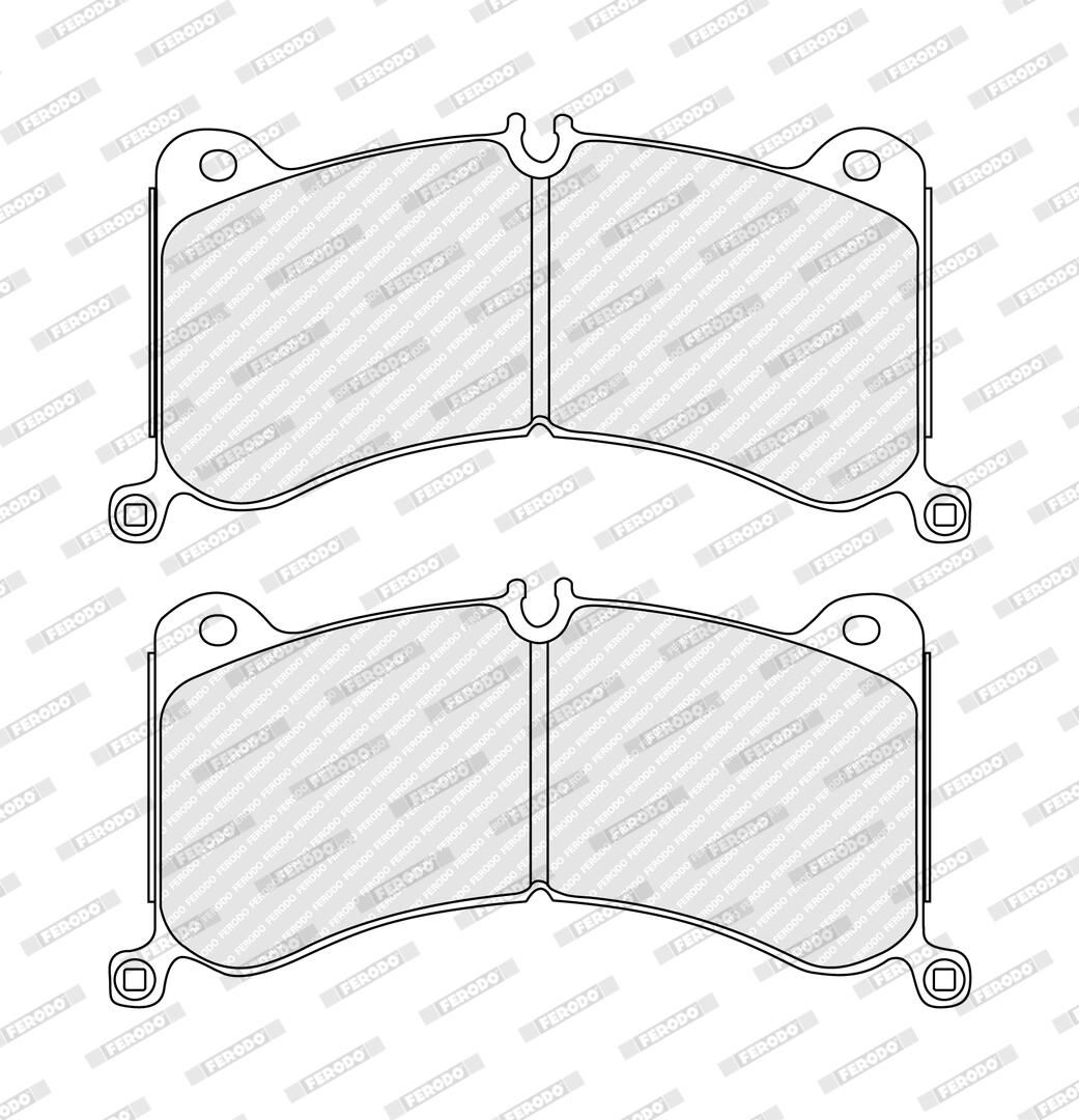 Bremsbelagsatz, Scheibenbremse