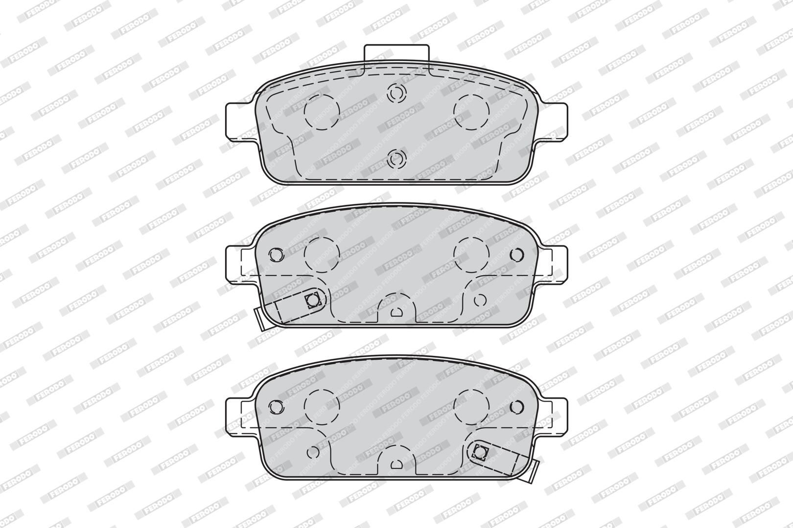 Bremsbelagsatz, Scheibenbremse