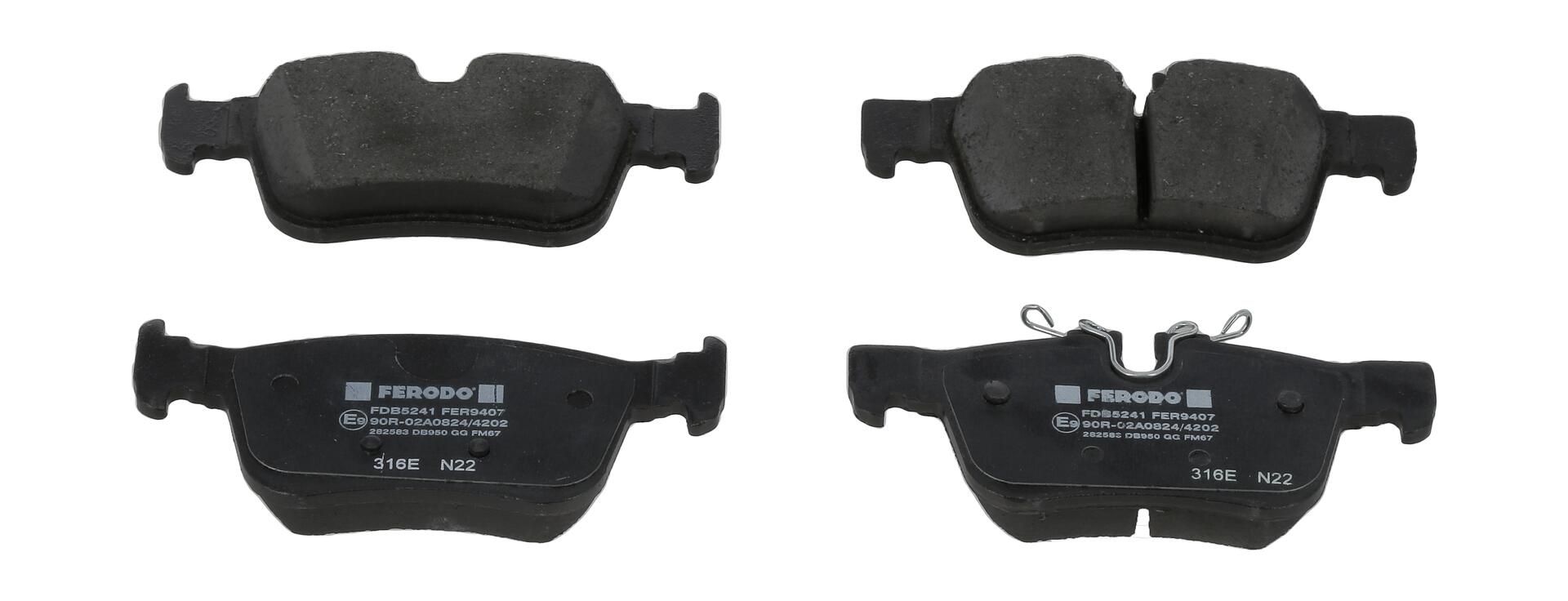 Bremsbelagsatz, Scheibenbremse