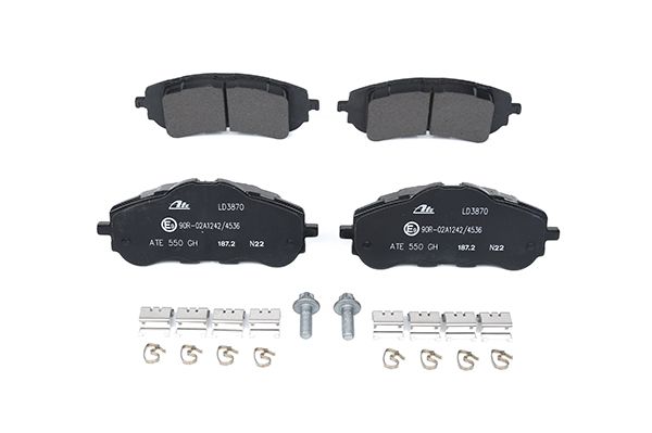 Bremsbelagsatz, Scheibenbremse