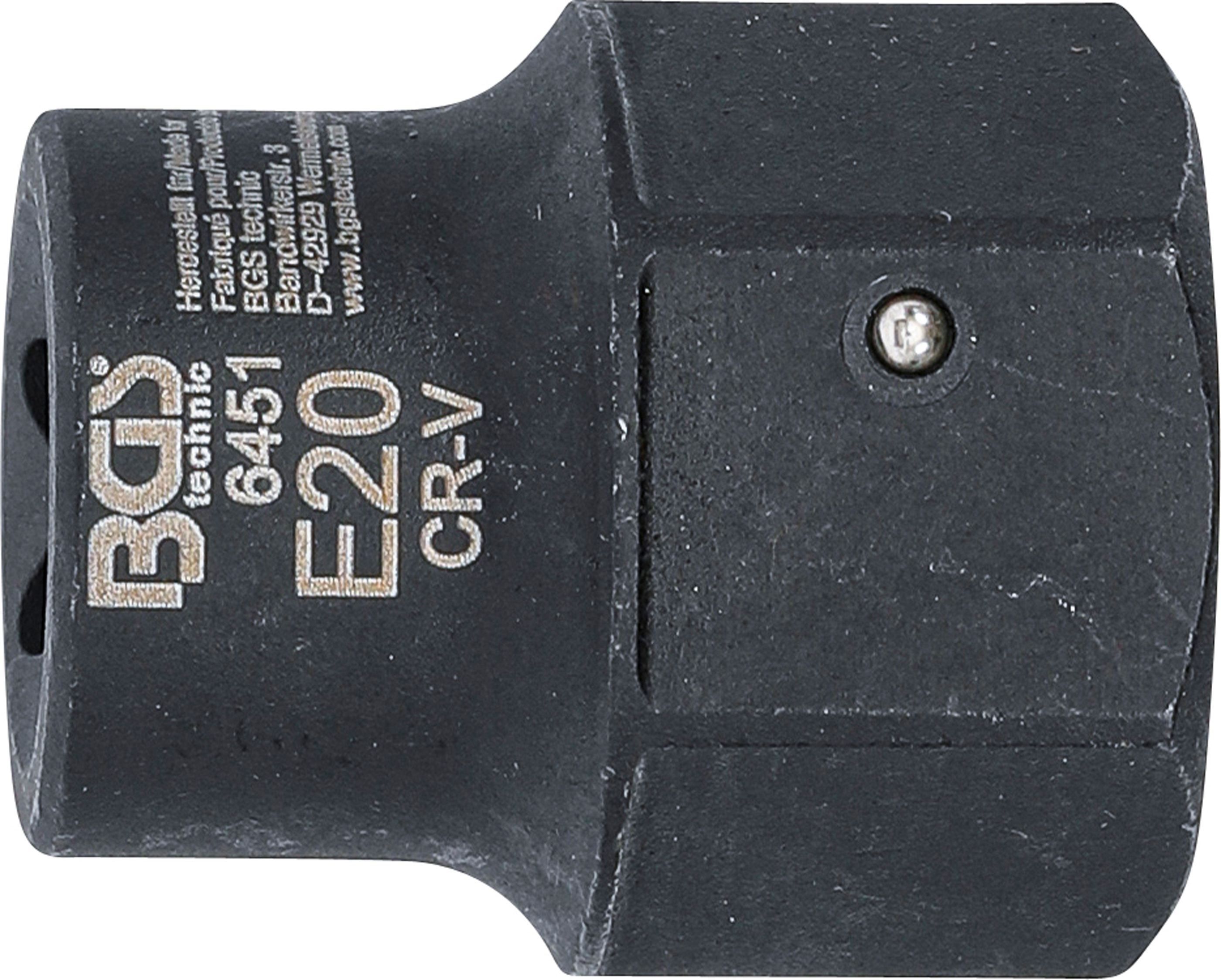 BGS Bremssattel-Einsatz | E-Profil (für Torx) | für MAN TGA | Antrieb Außensechskant 30 mm | SW E20