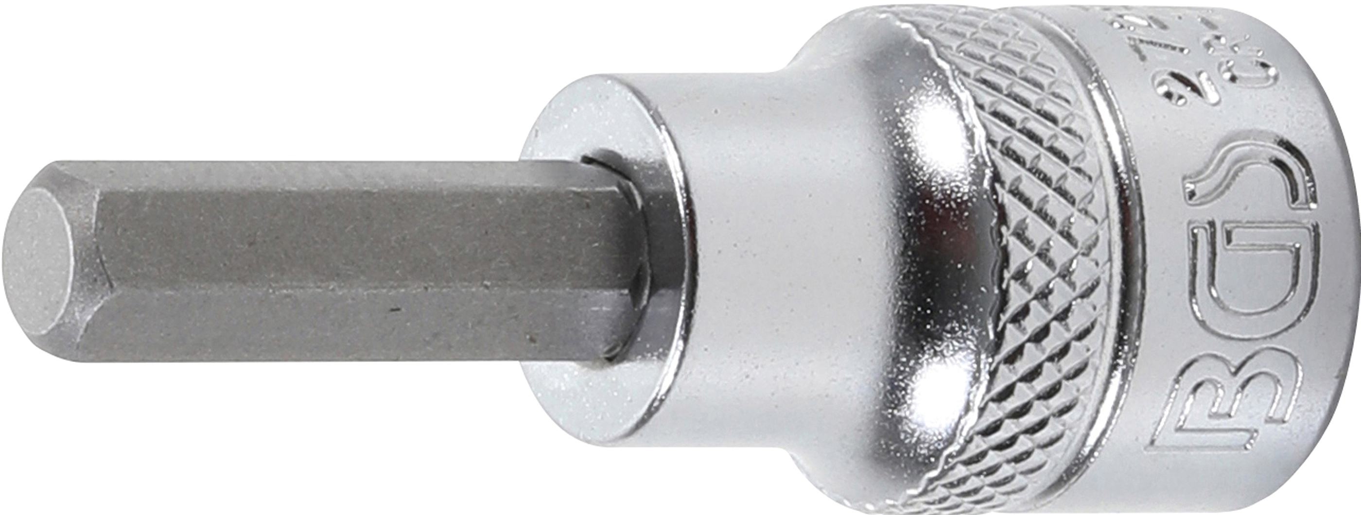 BGS Bit-Einsatz | Antrieb Innenvierkant 10 mm (3/8") | Innensechskant 1/4"