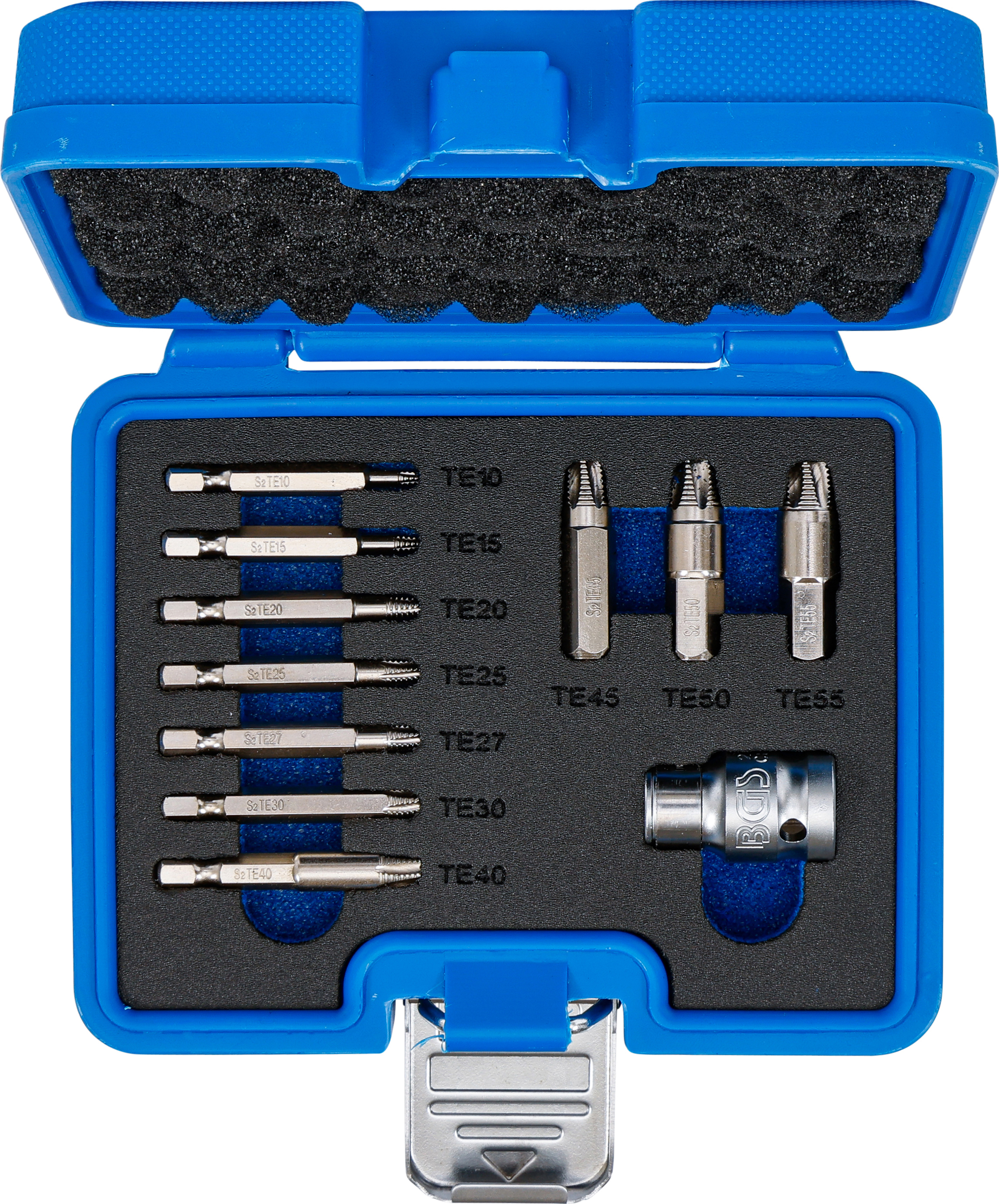 BGS Schraubenausdreher-Satz | für defektes T-Profil (für Torx) T10 - T55 | 11-tlg.