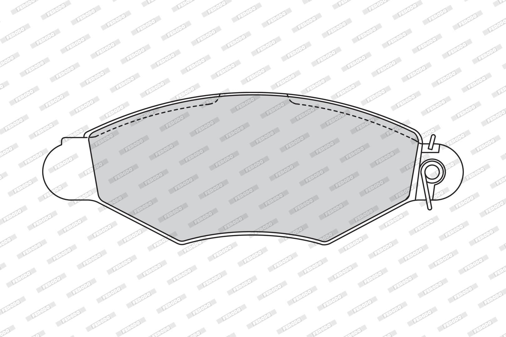 Bremsbelagsatz, Scheibenbremse