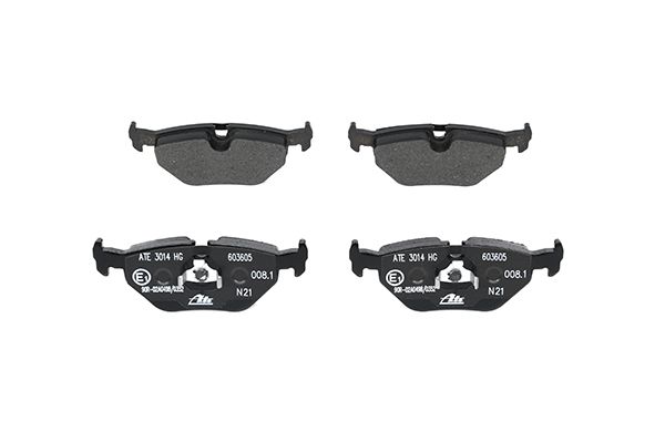 Bremsbelagsatz, Scheibenbremse