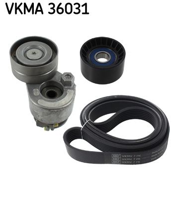 Satz der Rippenriemen (mit Rollen) passt zu: RENAULT ESPACE IV, LAGUNA II 1.9D/2.0 03.01-12.15