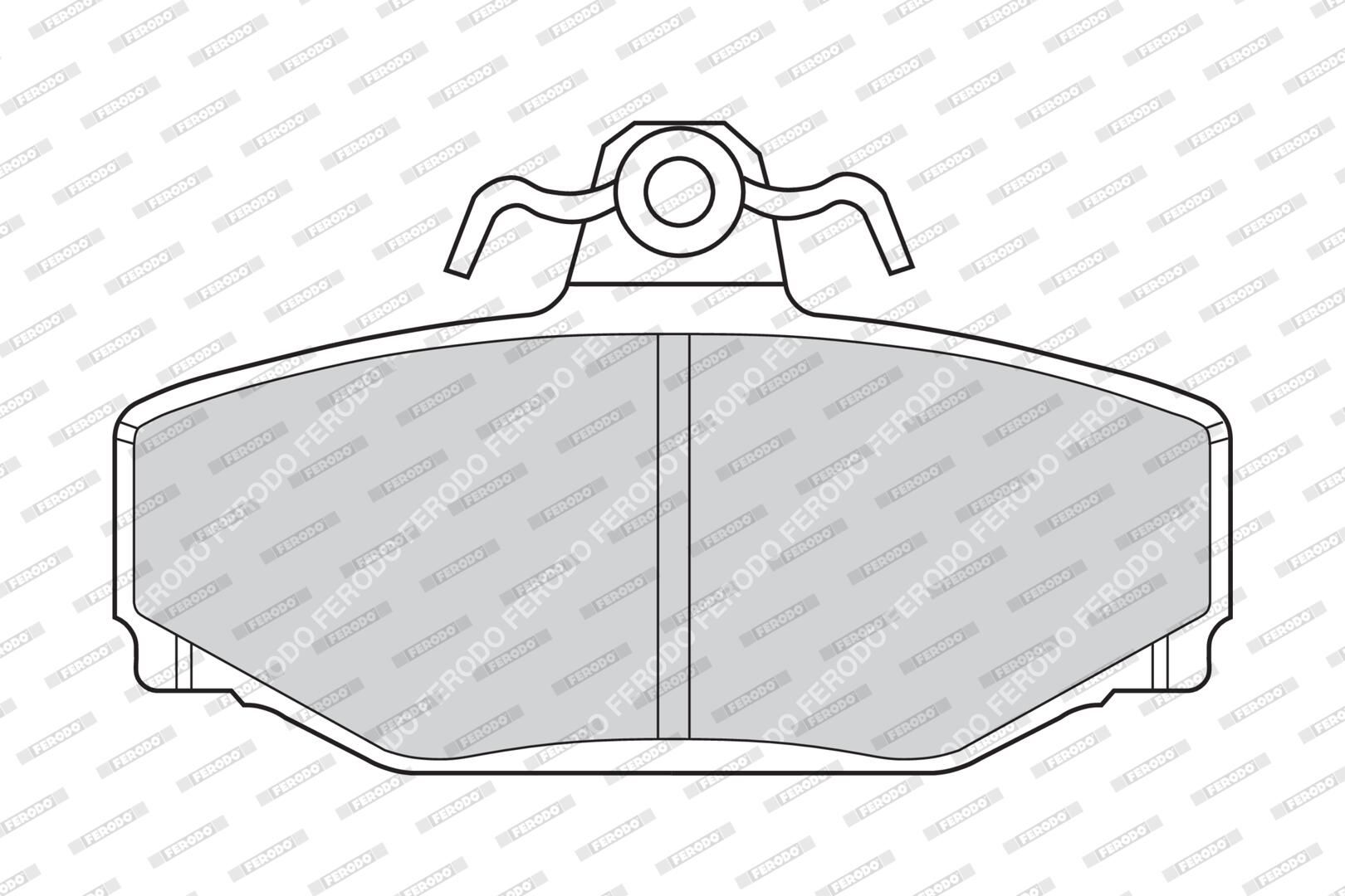 Bremsbelagsatz, Scheibenbremse