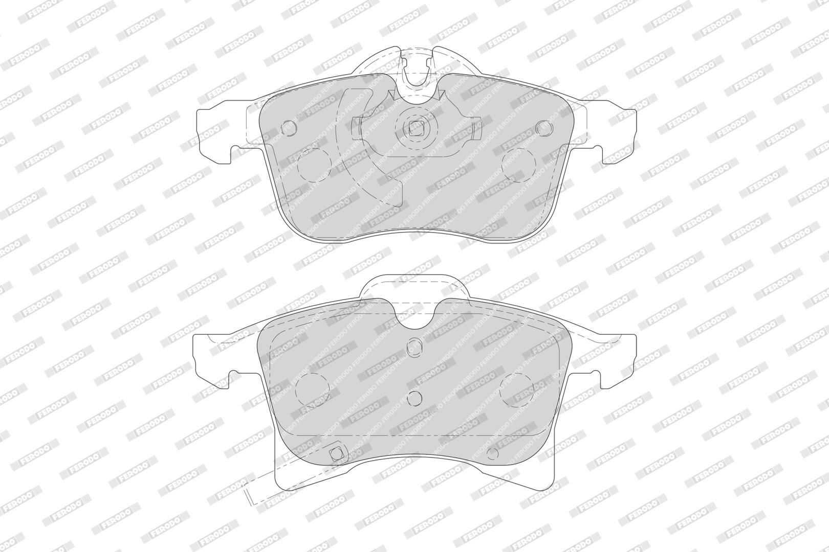 Bremsbelagsatz, Scheibenbremse