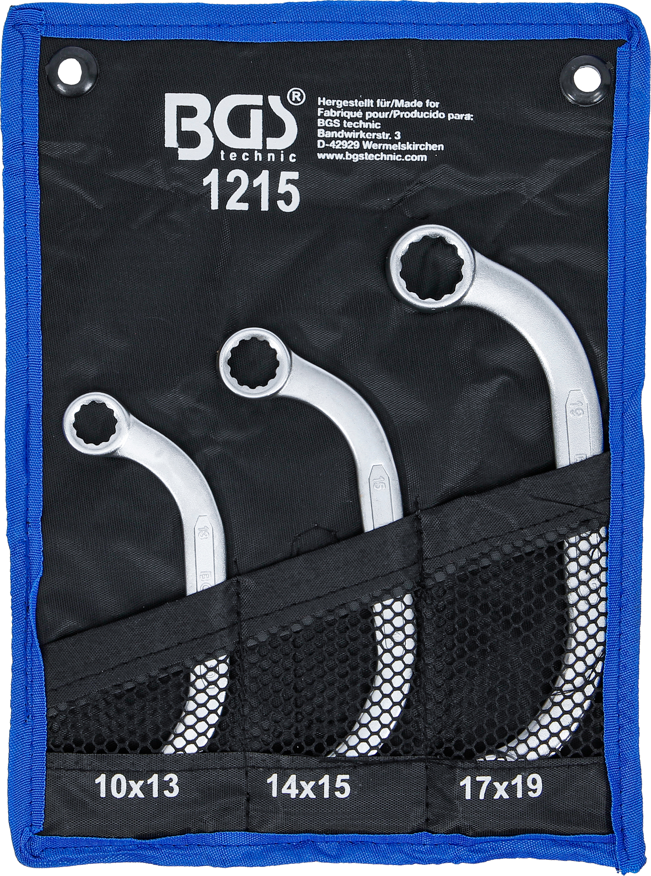 BGS Starter- und Blockschlüssel-Satz | SW 10 x 13 - 17 x 19 mm | 3-tlg.