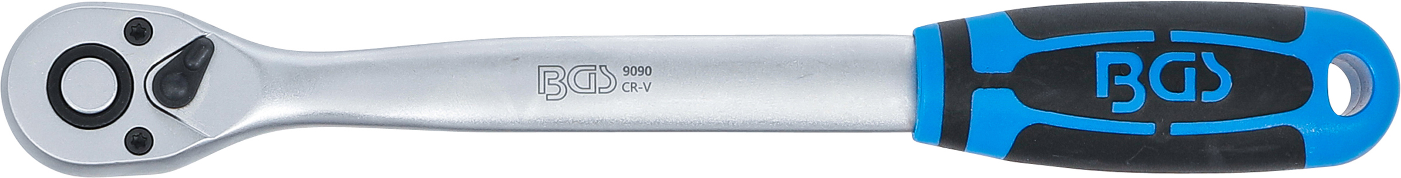 BGS Umschaltknarre | extra lang | Abtrieb Außenvierkant 10 mm (3/8") | 254 mm